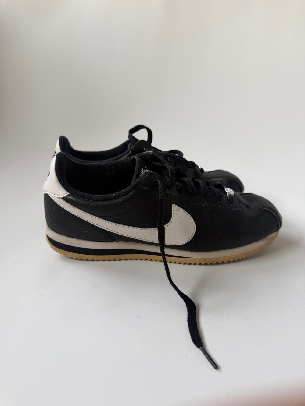 Nike Cortez Black & White Sneakers